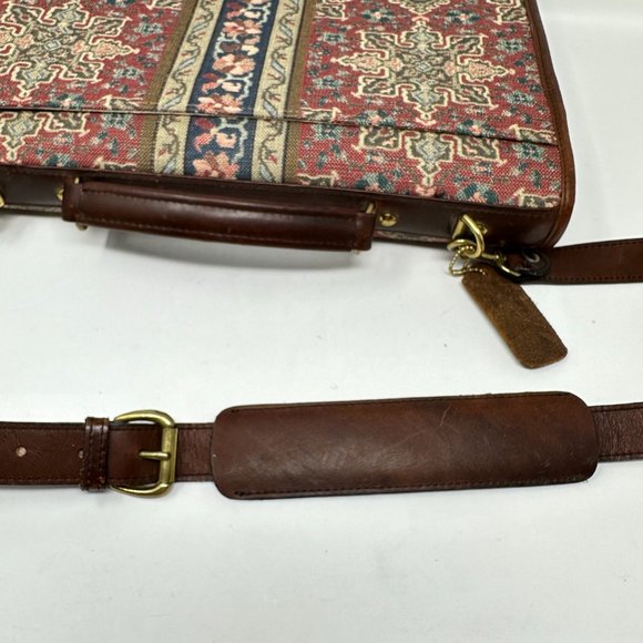 Elliva Boston Laptop Travel Bag Leather trim - Picture 12 of 16